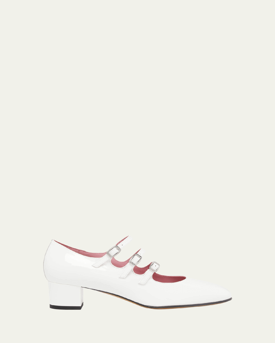 Kina Patent Mary Jane Ballerina Pumps